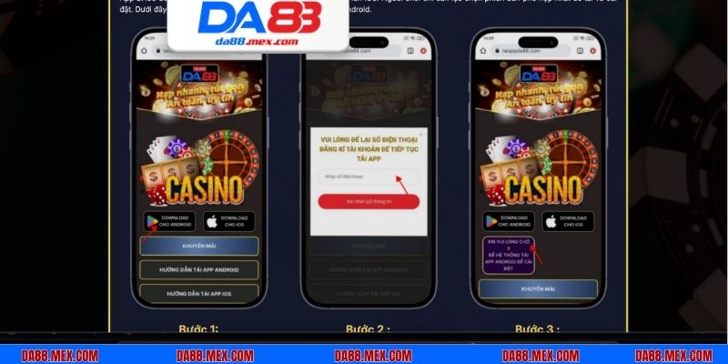 Bỏ túi chi tiết cách thức tải app DA88 cho người mới bắt đầu